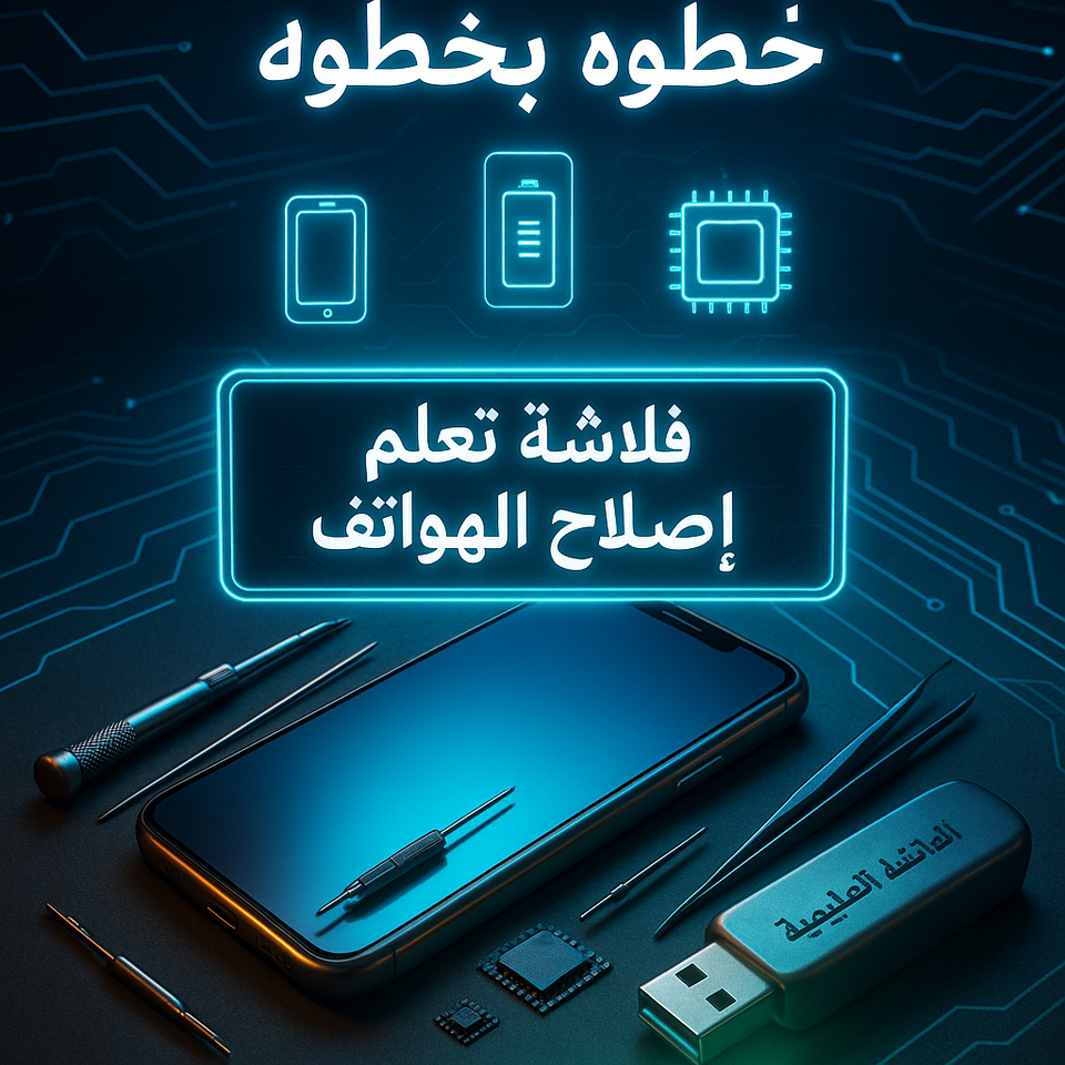 فلاشة تعلم اصلاح الهواتف (الأكثر طلبا)