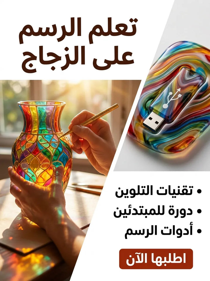 تعلم الرسم على الزجاج