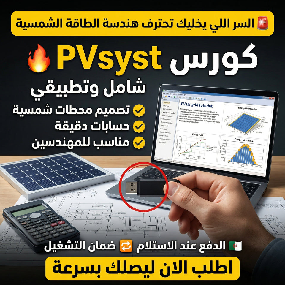 فلاشة تعلم PVsyst