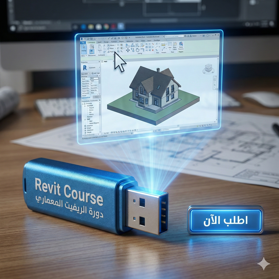 فلاشة تعلم الريفيت المعماري