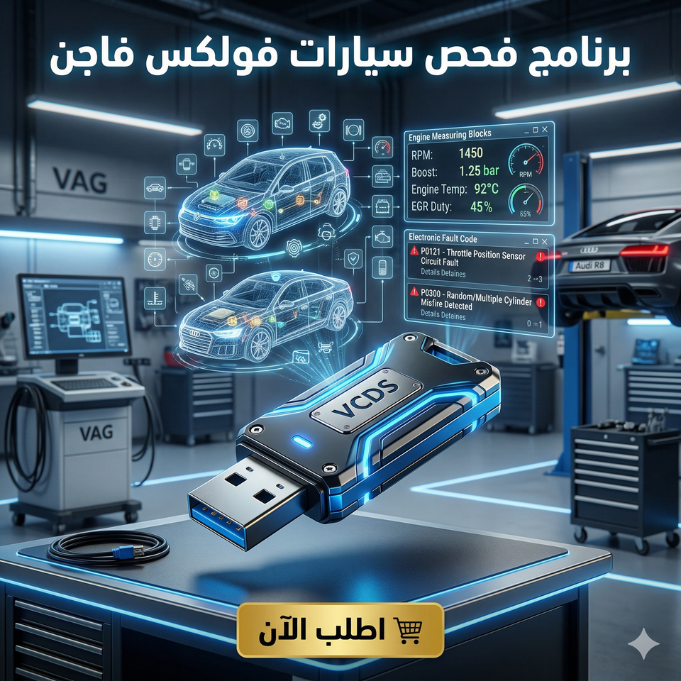 برنامج VCDS (مفعّل بالكامل)